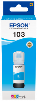 Tinten-Flasche cyan 103 Tintenflasche
