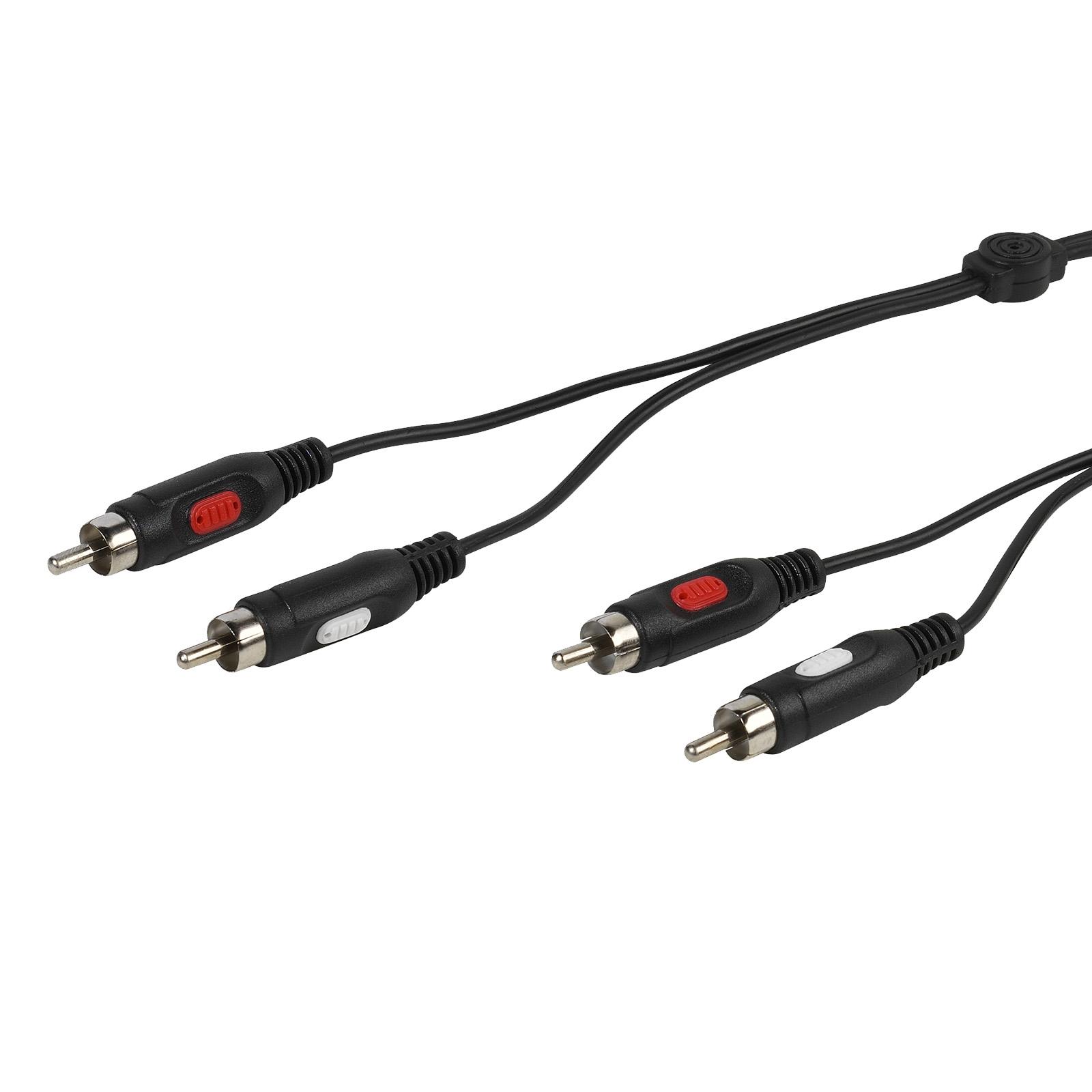 Stereo-Cinch-Kabel (Stecker/Stecker)