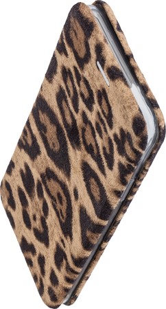 Book Case CURVE für Samsung A515 Galaxy A51 Leopard Handyhülle