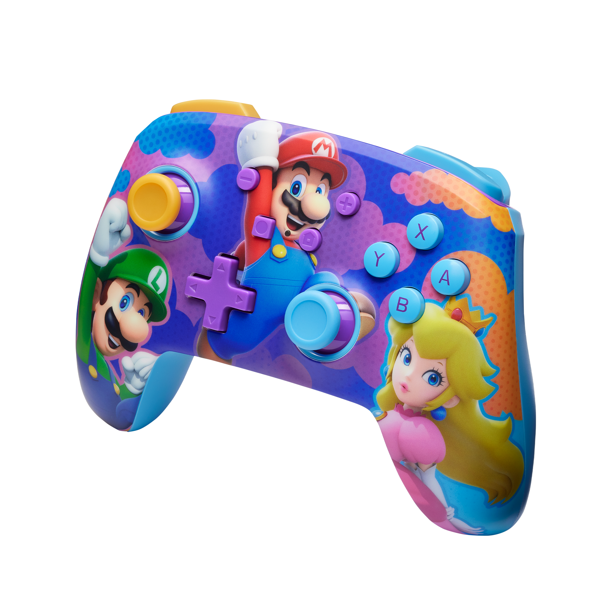 Verbesserter kabelloser Controller für Nintendo Switch, Farbspritzer-Helden