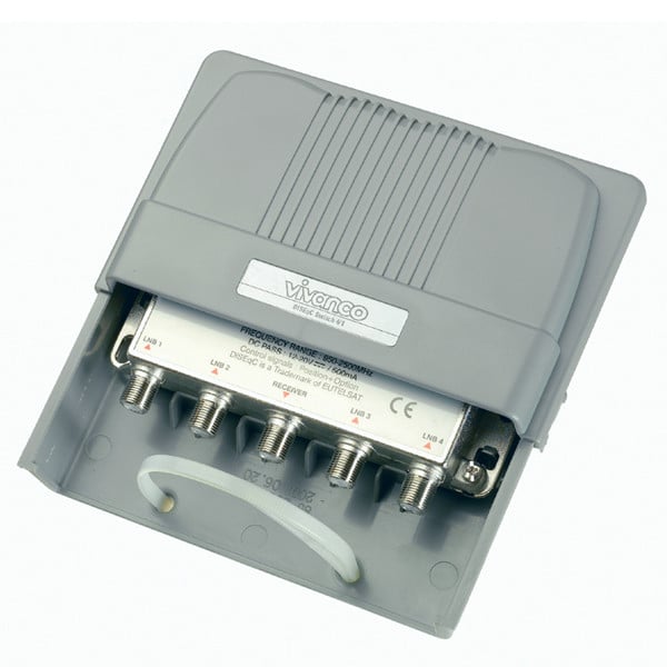 44151 DISEqC Switch 4/1 mit Wetterschutzgehäuse