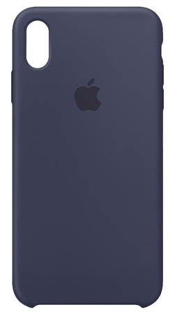 iPhone XS Max Silikon Case – Mitternachtsblau Handyhülle