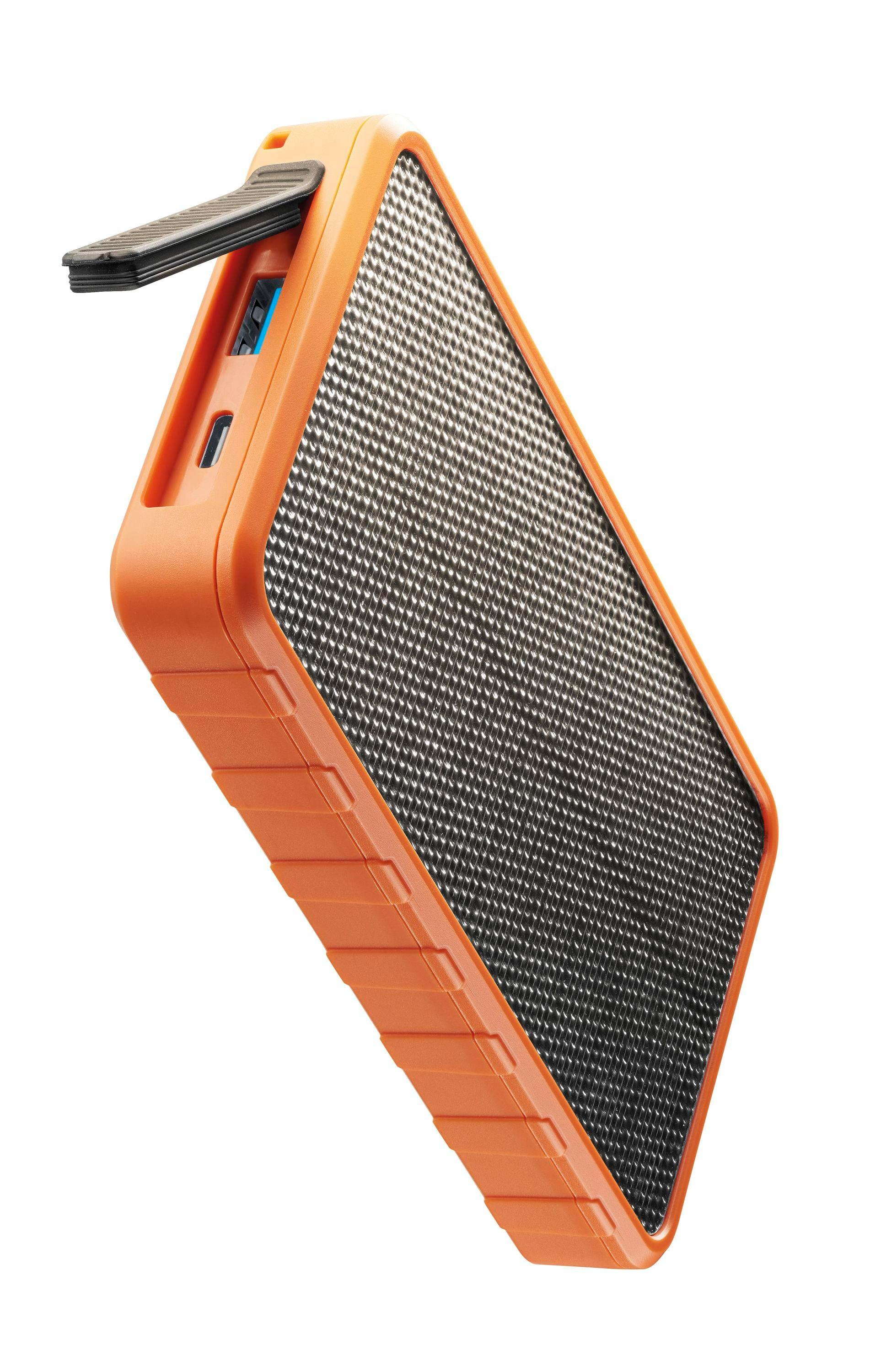 Solar Charger Power Bank 10.000mAh Orange (60916)