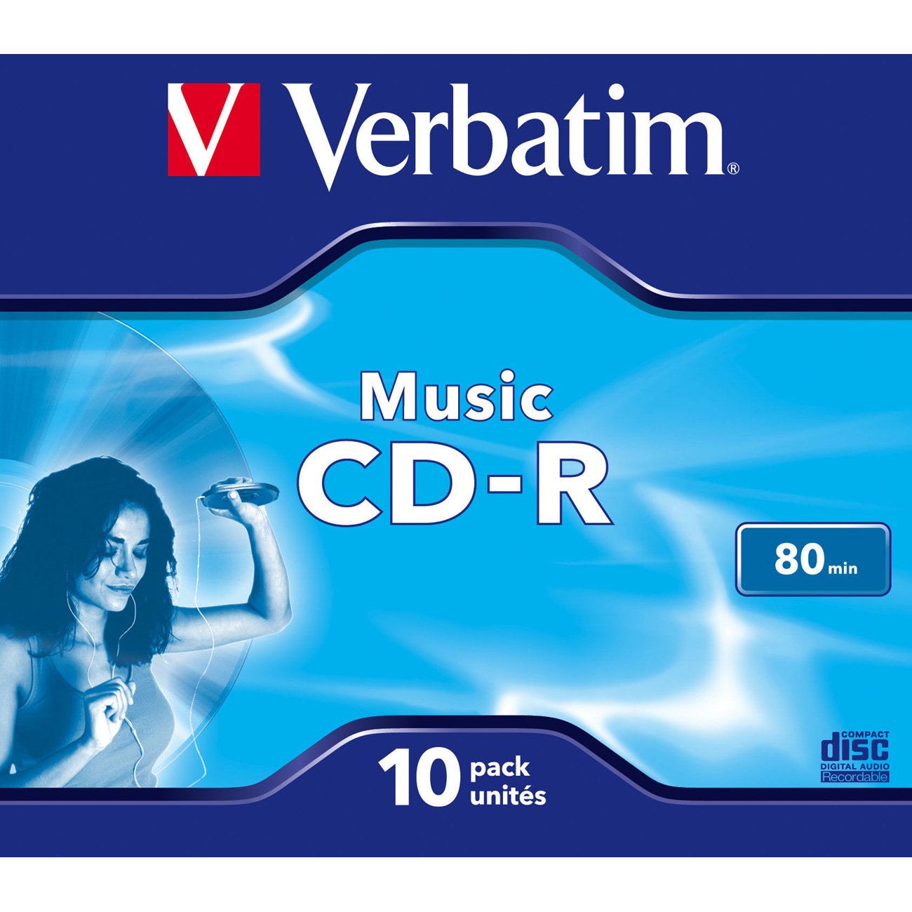 Music CD-R 700 MB, 16x, 10er Pack CD-Rohlinge