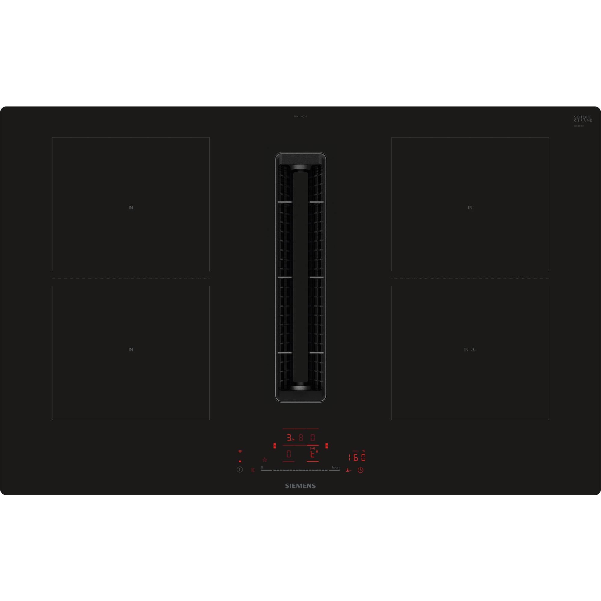 Induktionskochfeld mit Dunstabzug ED811HQ26E iQ500