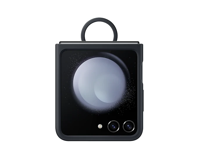 Silicone Case mit Ring EF-PF731 für das Galaxy Z Flip5 - Indigo