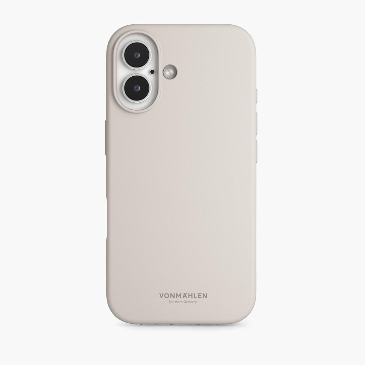 Soft Silicone Case - Schutzhülle aus Silikon, MagSafe kompatibel iPhone 16, Cream Handyhülle