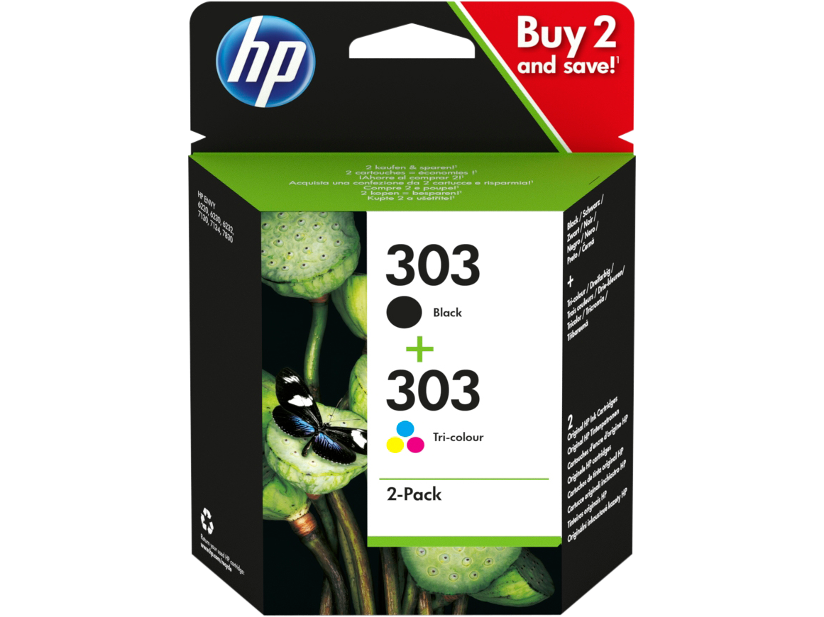 303 Combo-Pack (2) BLK+COL Druckerpatrone