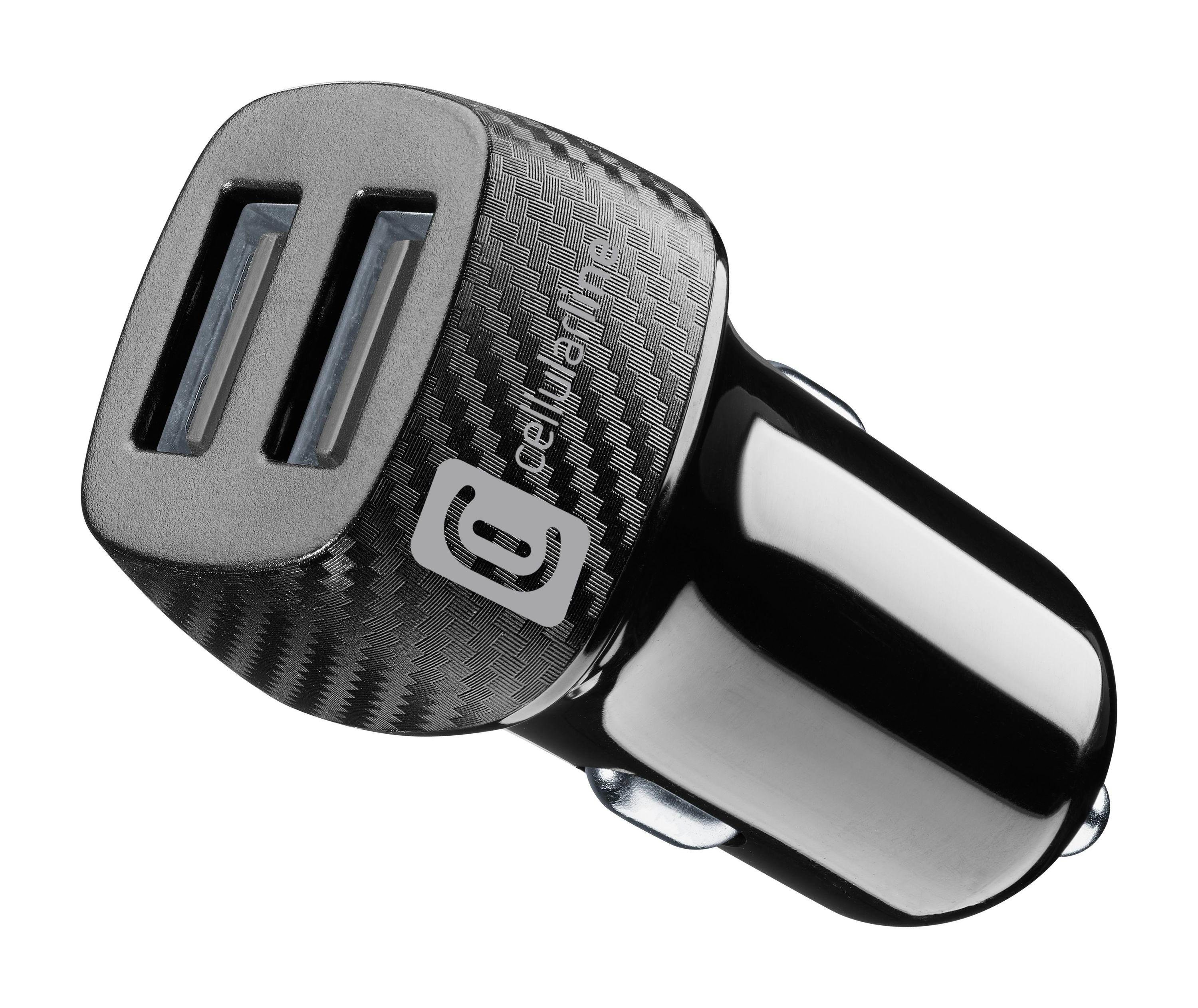 USB Car Charger Duo 10W Black (60751)