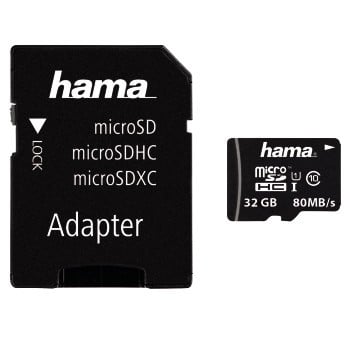 microSDHC 32GB Class 10 + Adapter/Mobile