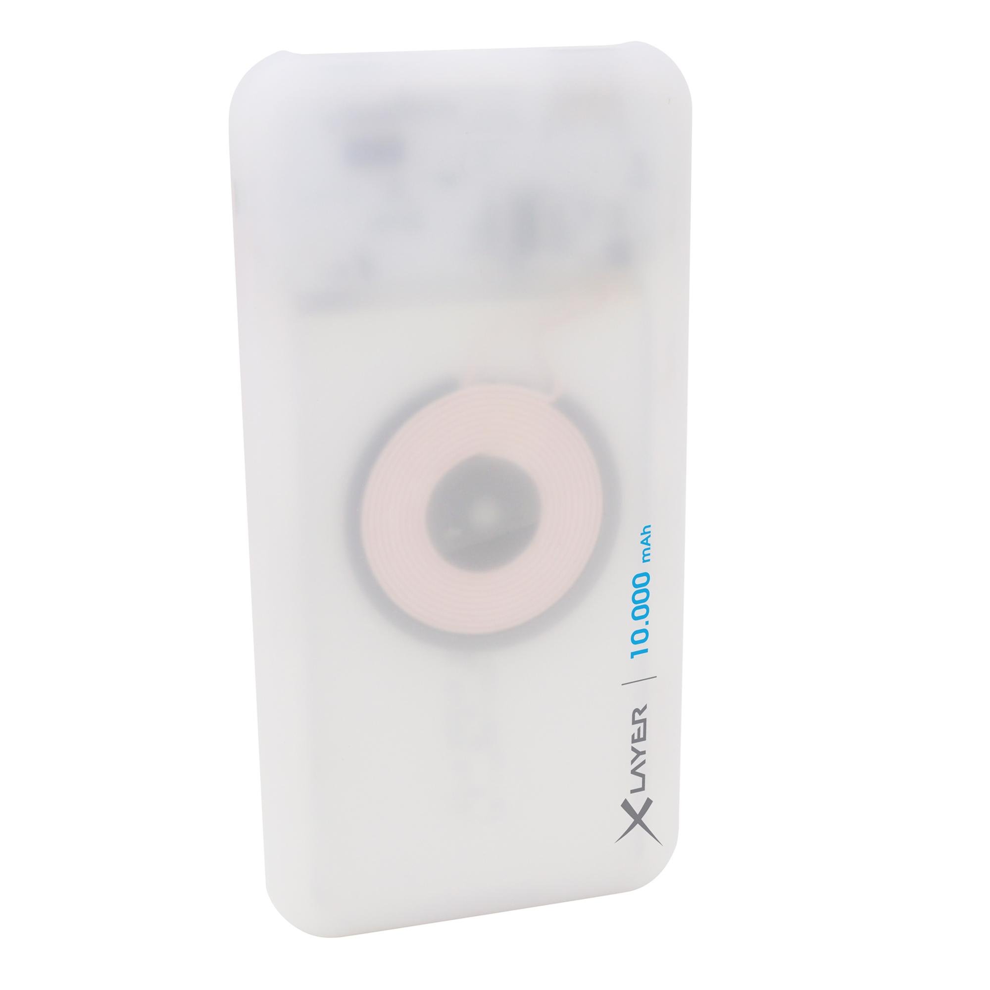 PLUS Wireless Discover, 10.000 mAh weiß Powerbank