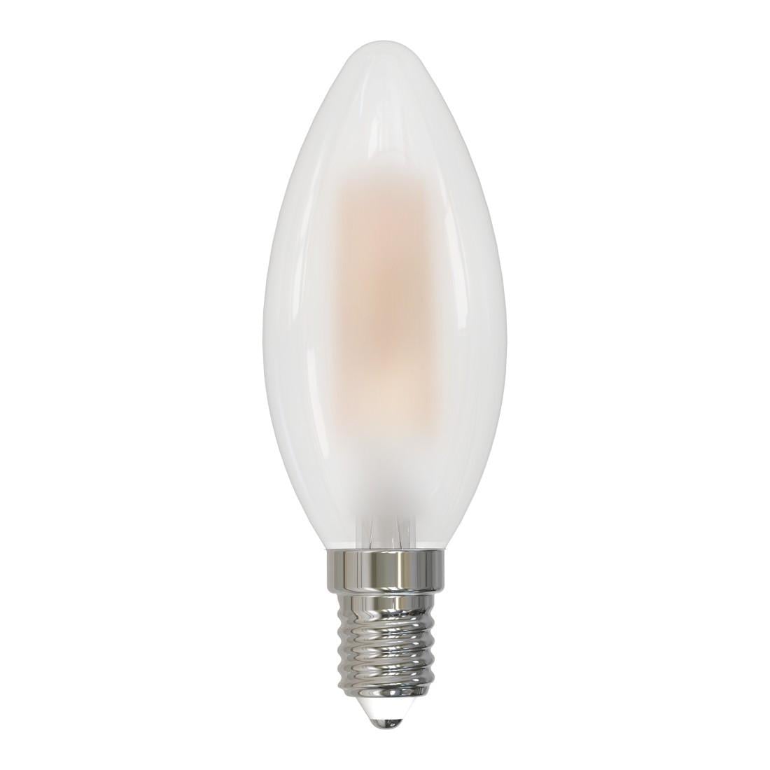 LED-Filamentlampe, E14, 250lm ersetzt 25W, Kerze C35, matt, Warmweiß (00232546)
