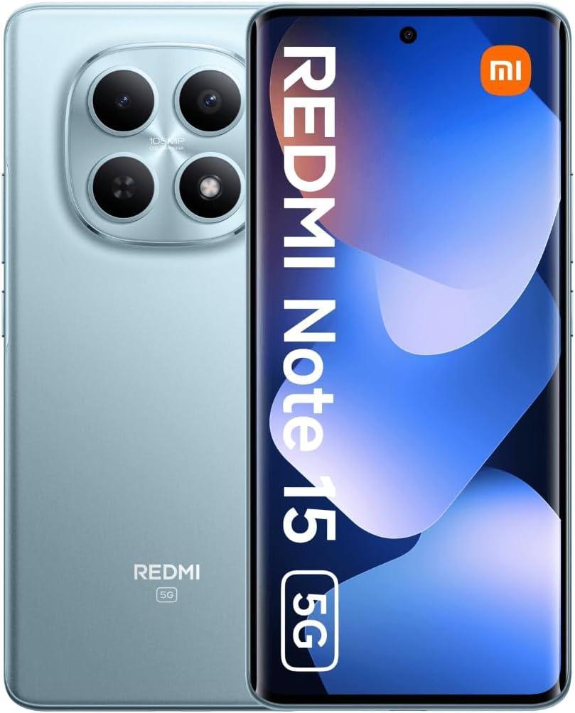 Redmi Note 15 5G 8GB + 512GB Glacier Blue Smartphone