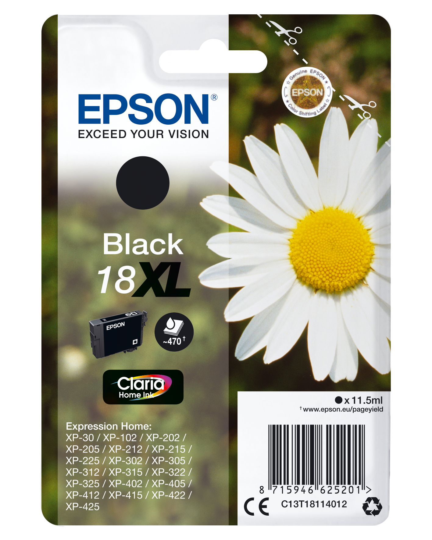 C13T18114012 XL Gänseblume black Druckerpatrone