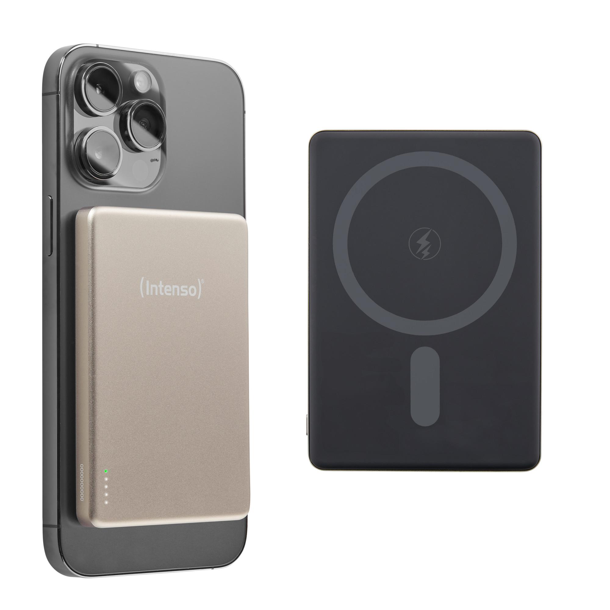 Intenso Magnetic Wireless Powerbank MW5000, 5000 mAh, Champagner
