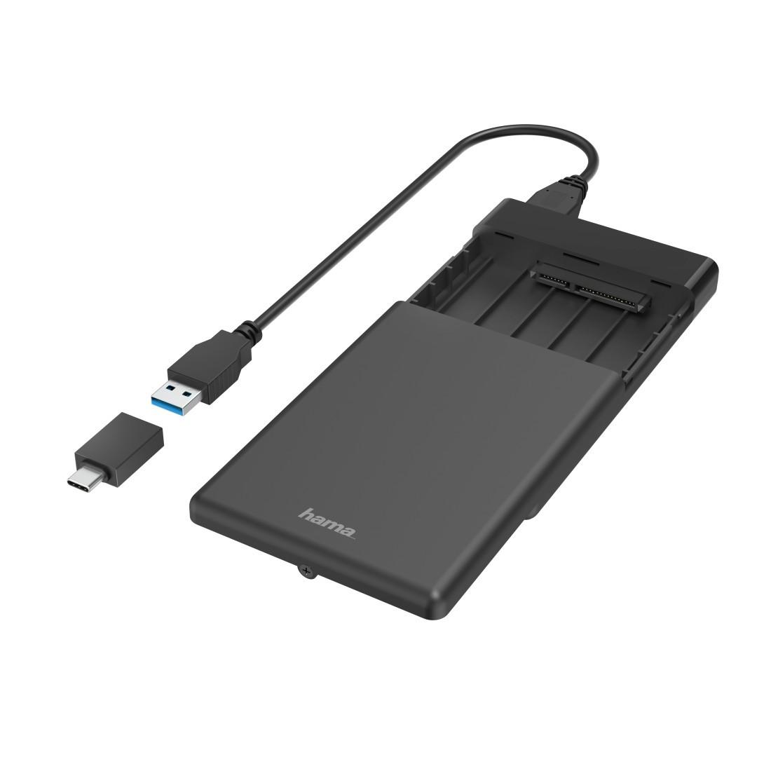 USB-Festplattengehäuse für 2,5" SSD- und HDD-Festplatten (00200760)