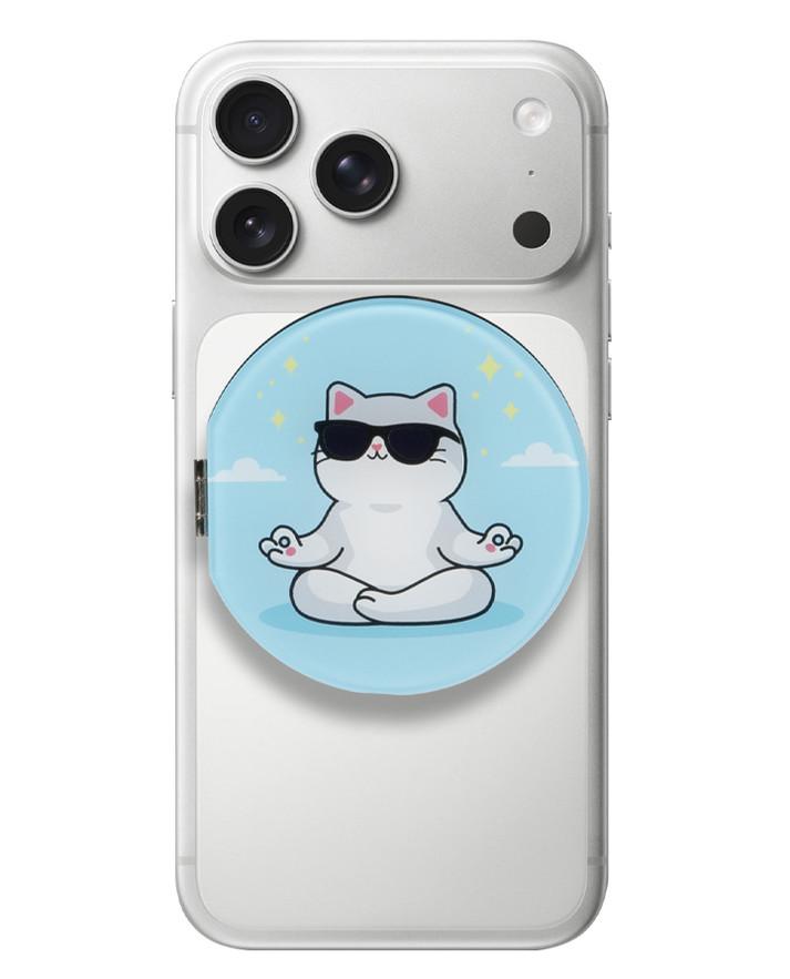 MAGMOJI Mirror Stand for MagSafe - Cat Stay Calm