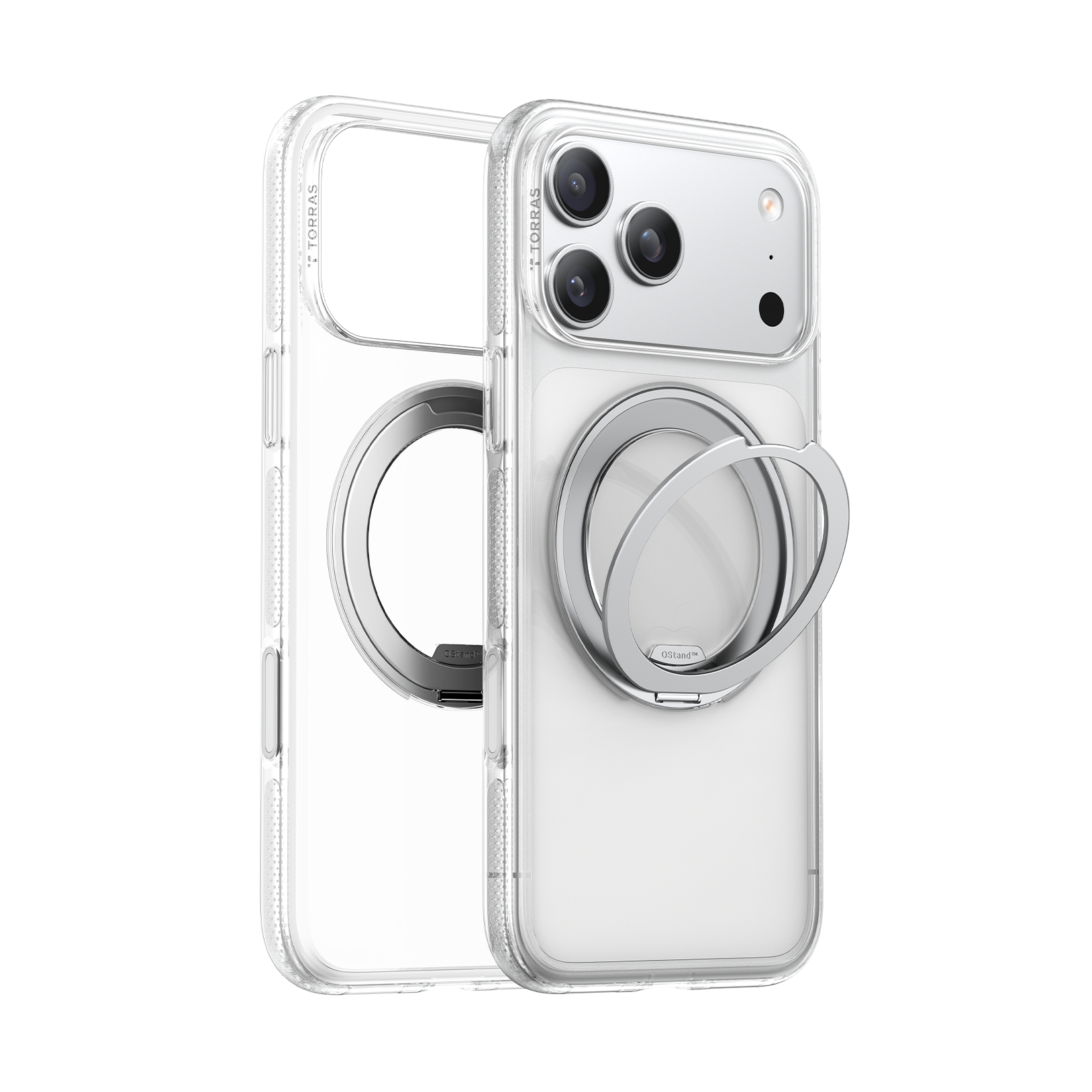 Fitness Magnetisches Standgehäuse für iPhone 17 Pro, Klar Handyhülle