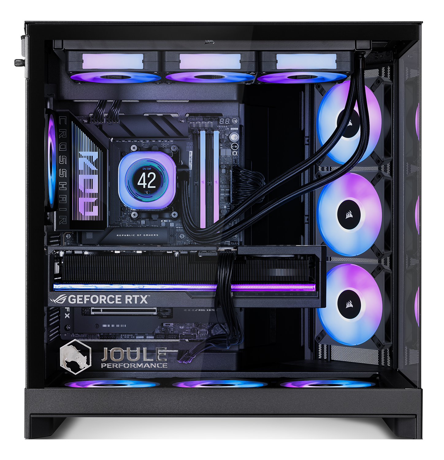 High End Gaming PC, Schwarz, Intel Core Ultra 7 270K Plus, 32 GB, 2 TB, NVIDIA GeForce RTX 5080