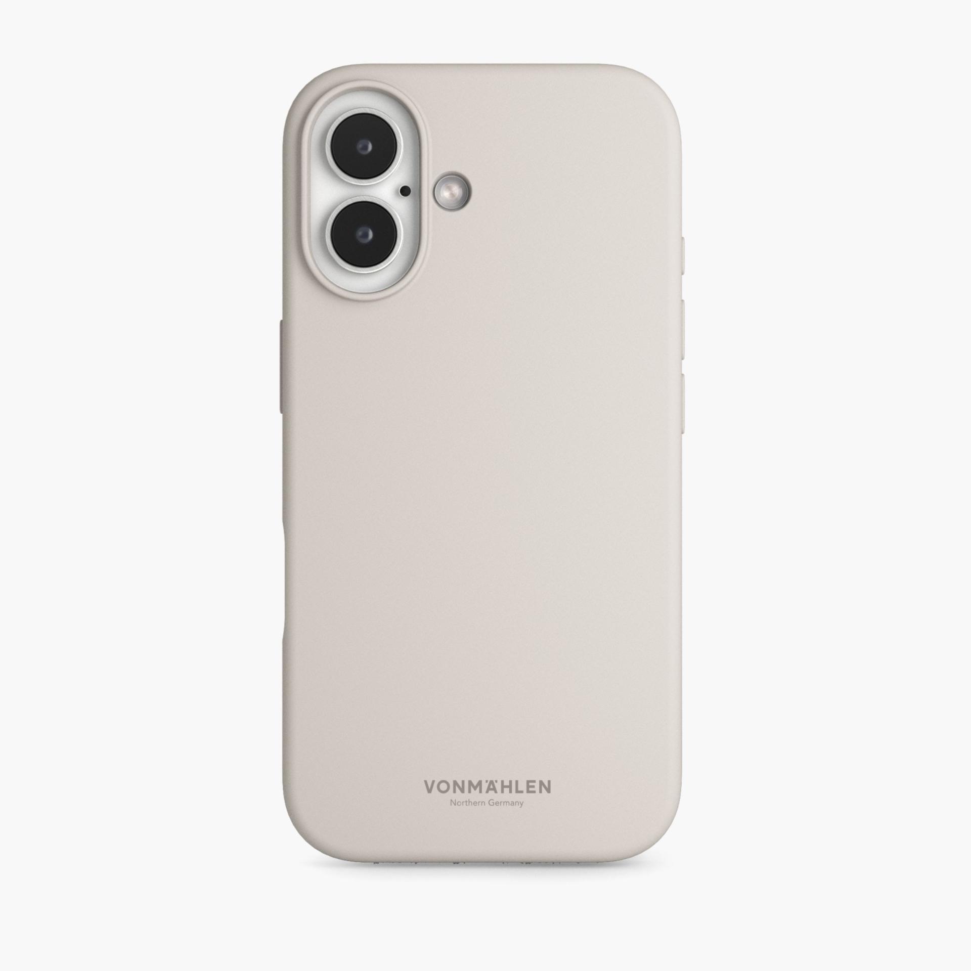 Soft Silicone Case - Schutzhülle aus Silikon, MagSafe kompatibel iPhone 16 Plus, Cream Handyhülle