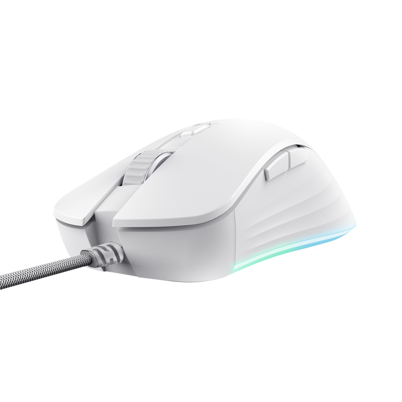 Gaming-Maus GXT924 YBAR+ (24891), Weiß
