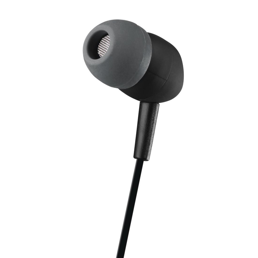 Kopfhörer "Kooky", In-Ear, Mikrofon, Kabelknickschutz, Schwarz (00184139)