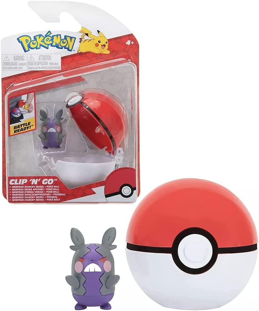 Spielfigur Clip'n Go Morpeko & Pokéball