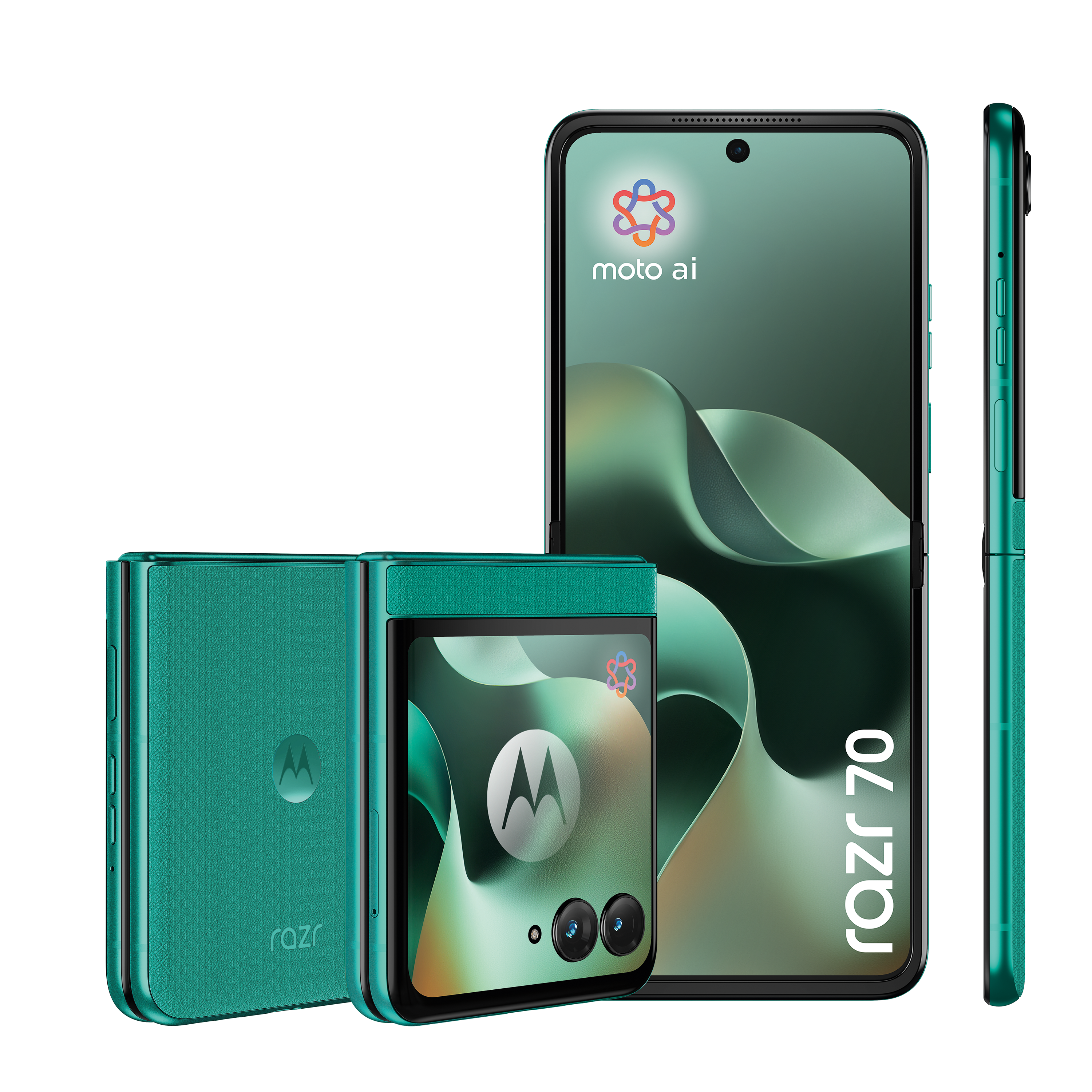 razr 70 8GB + 256GB PANTONE® Sporting Green Smartphone