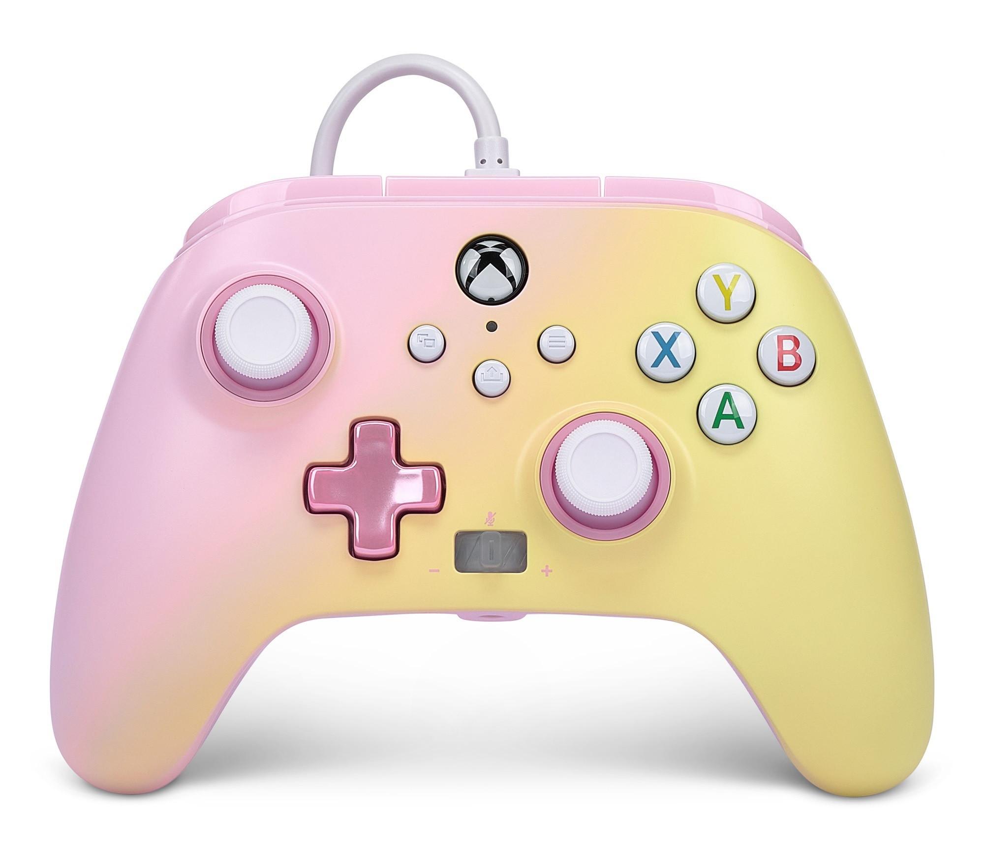 Xbox Enhanced Wired Controller Pink Lemonade - Xbox Series X|S/Xbox One/Windows