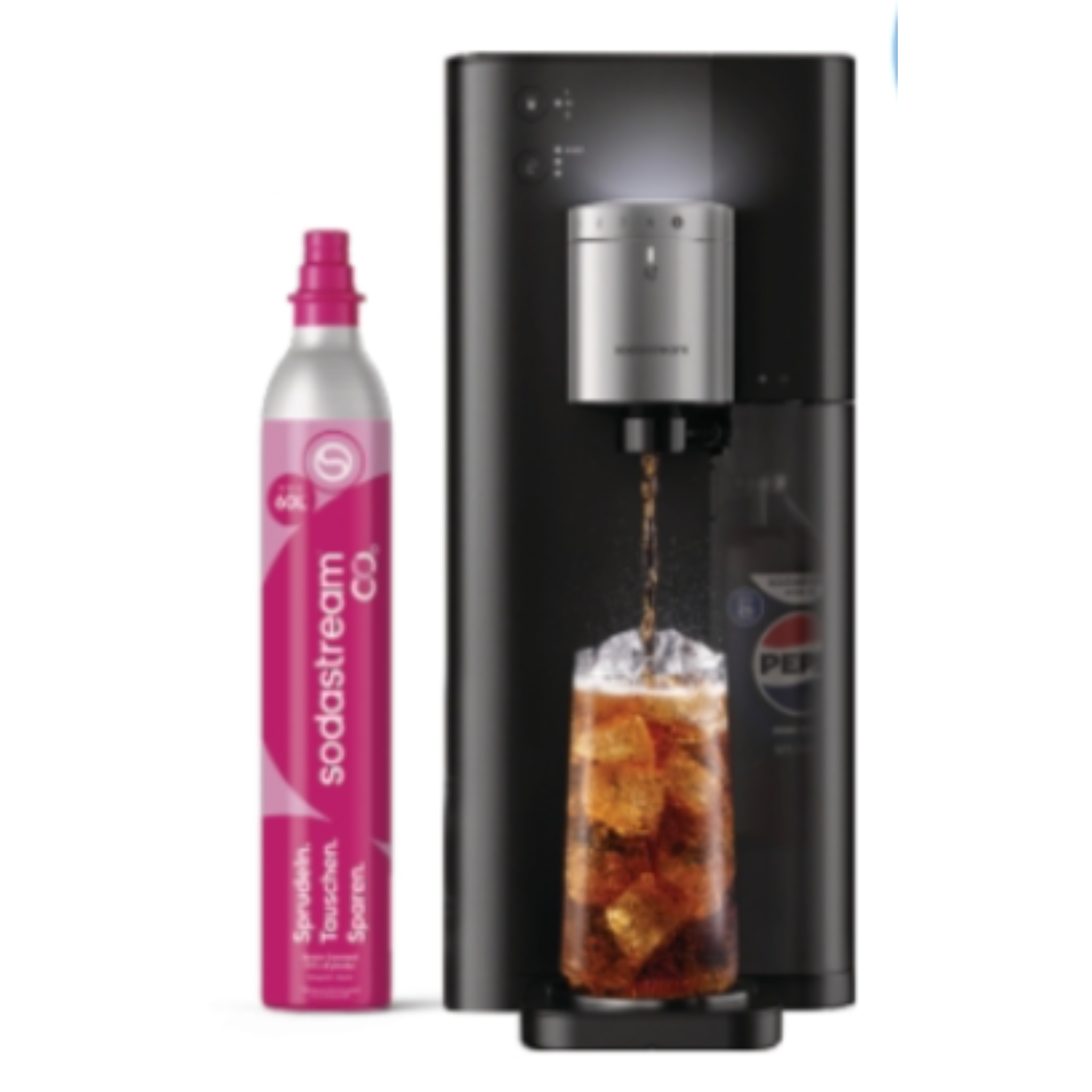 ULTIMATE MULTI-DRINK Schwarz/Silber Standardpack Trinkwassersprudler
