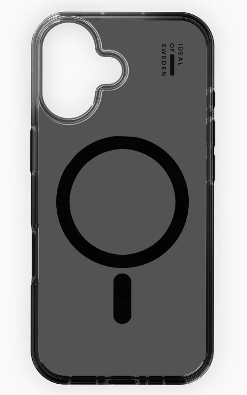 Clear Case MagSafe iPhone 16, Tinted Black Handyhülle