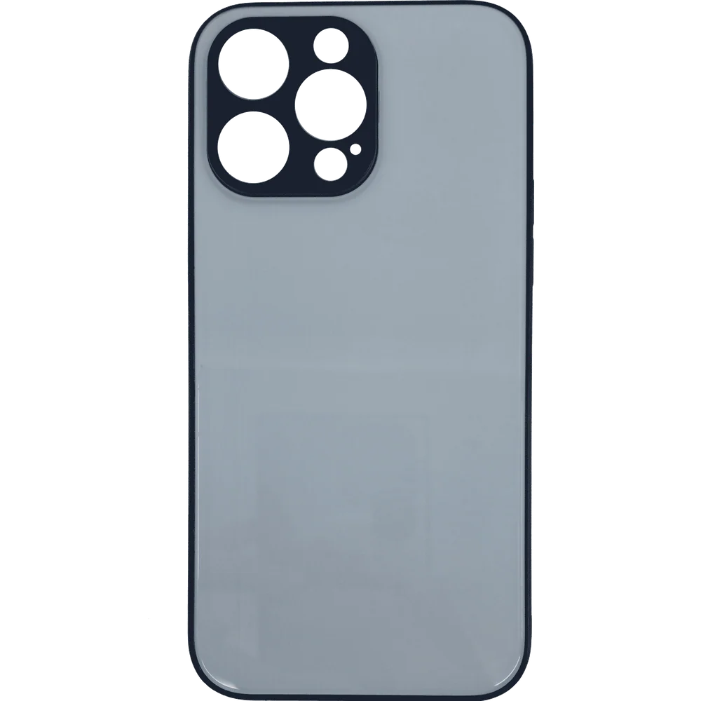 Sublimation Case für Apple iPhone 14 Pro Max, Schwarz + Glas