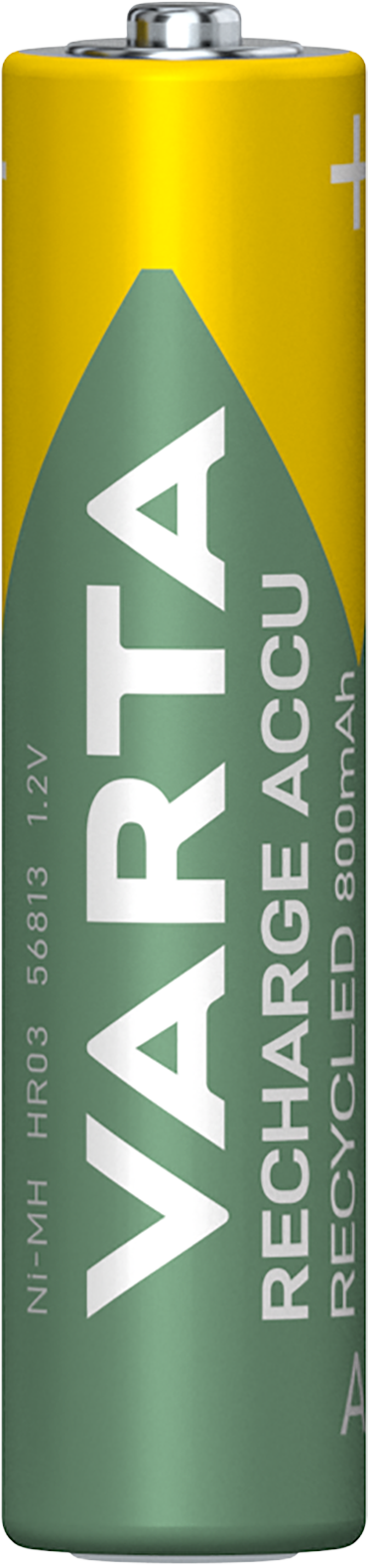 RECHARGE ACCU Recycled AAA, 4er Blister Akku