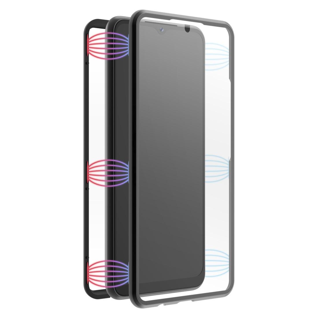 Cover "360° Glass" für Samsung Galaxy A23 4G/5G, Schwarz (00214911)