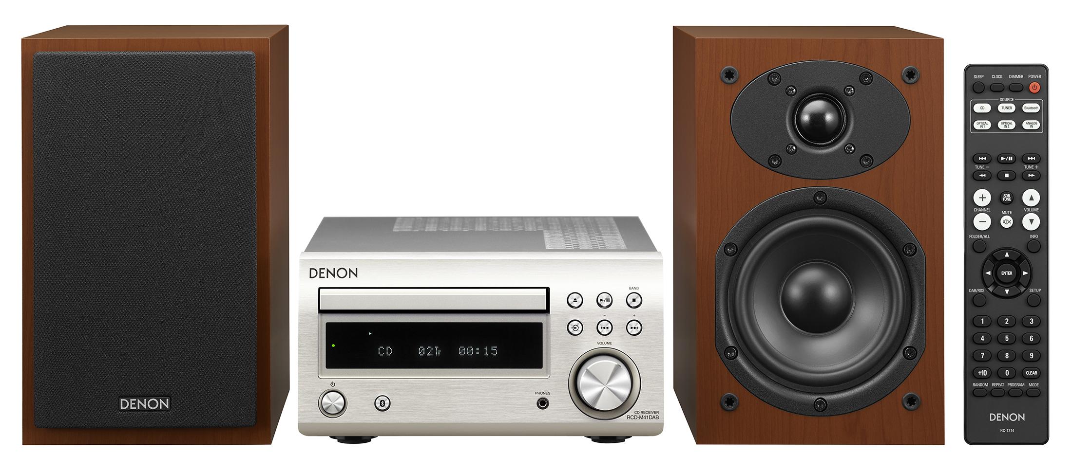 M41DAB silber/Kirschholz HiFi-System