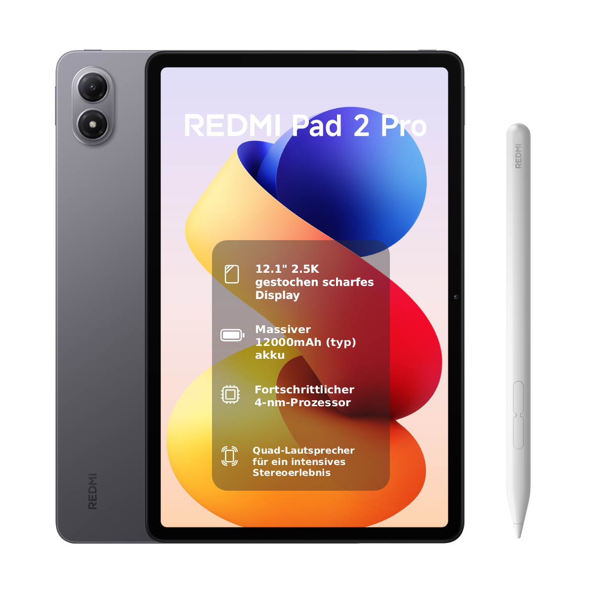 Redmi Pad 2 Pro 11 Zoll, 128 GB, Graphite Gray