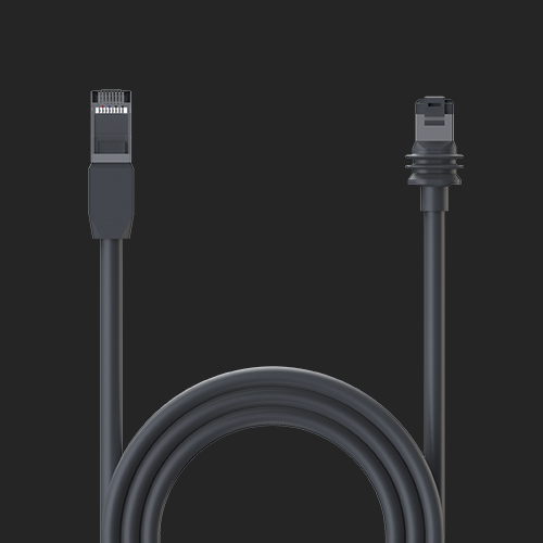 Mini 15m Ethernet Kabel, Grau