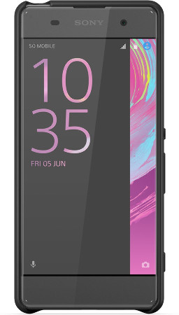 Smart Style Cover SBC26 für Xperia XA schwarz
