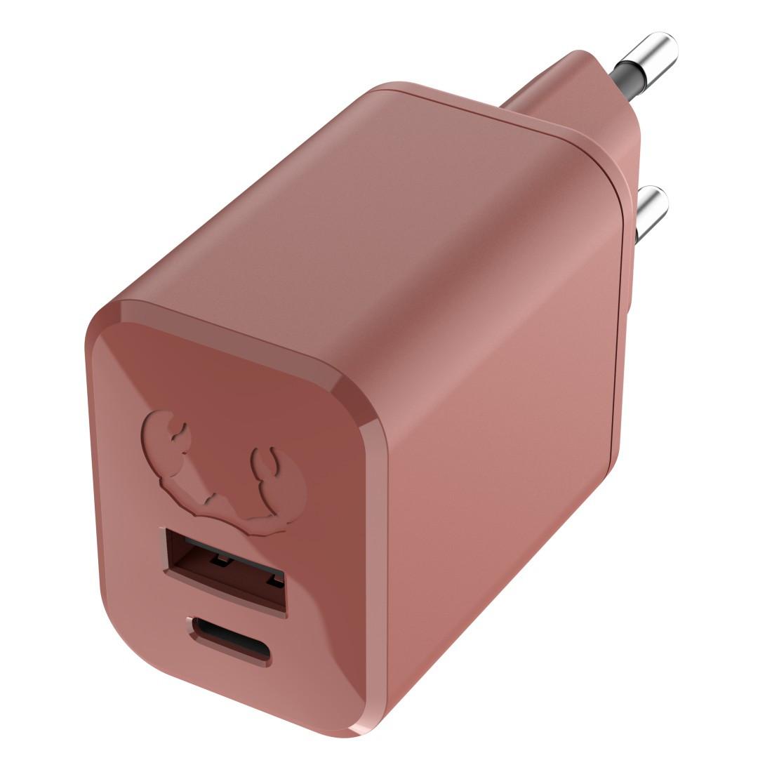 Mini-Charger USB-C und USB-A, PD 45W, Safari Red (00220553)