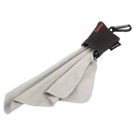 Mikrofaser-Reinigungstuch "Pocket", Schwarz