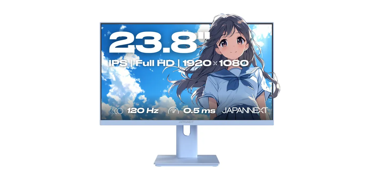 JN-I238FHD120F-HSP-BB, Blau, 23,8 Zoll, Full HD, IPS, 120 Hz, 0,5 ms Gaming-Monitor
