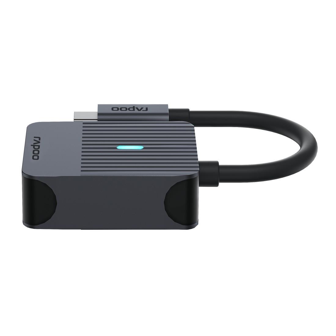 USB-C Adapter "UCA-1003", USB-C auf VGA, Grau (00217684)