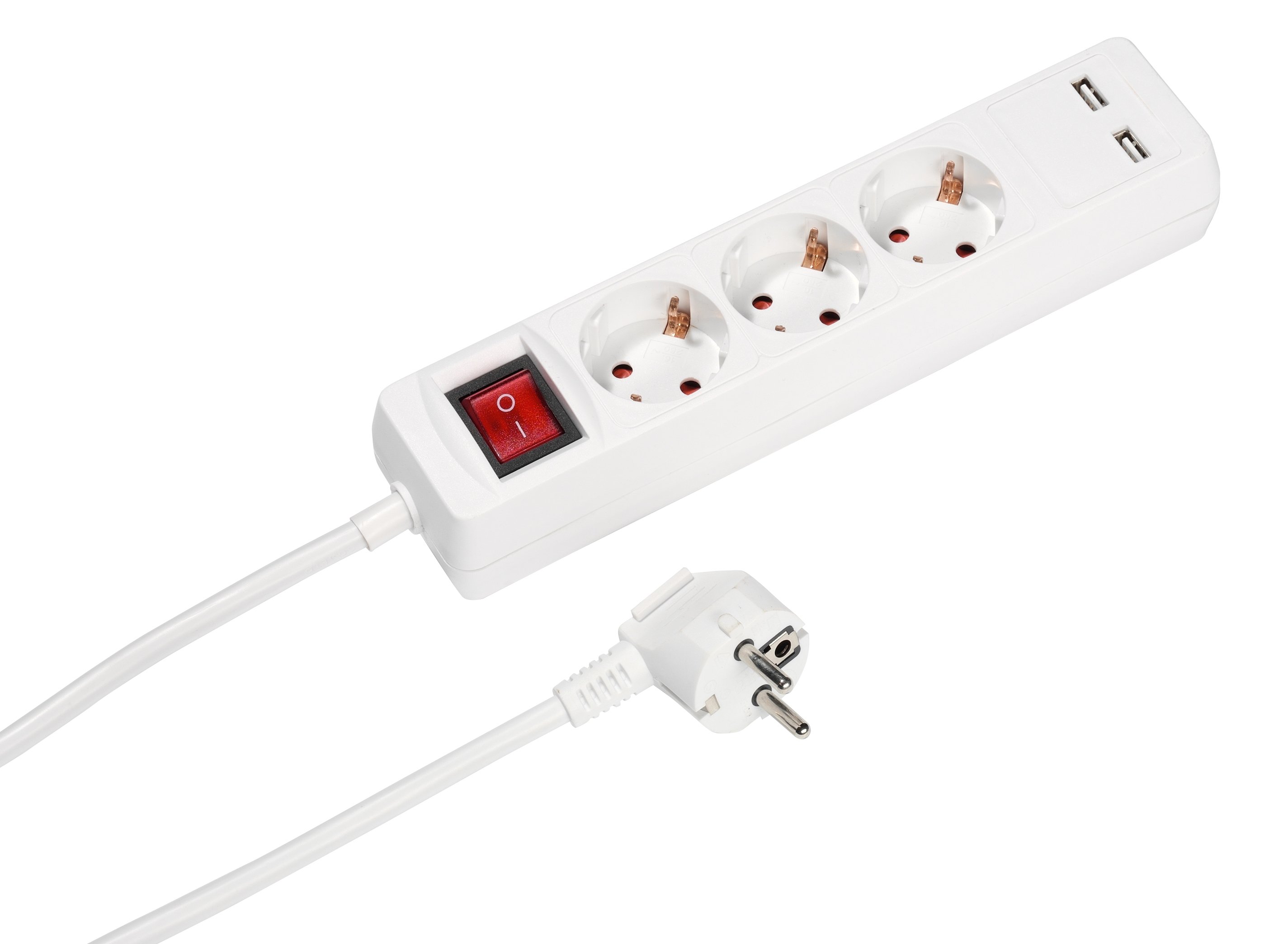 3-fach Steckdosenleiste mit Schalter (39613)