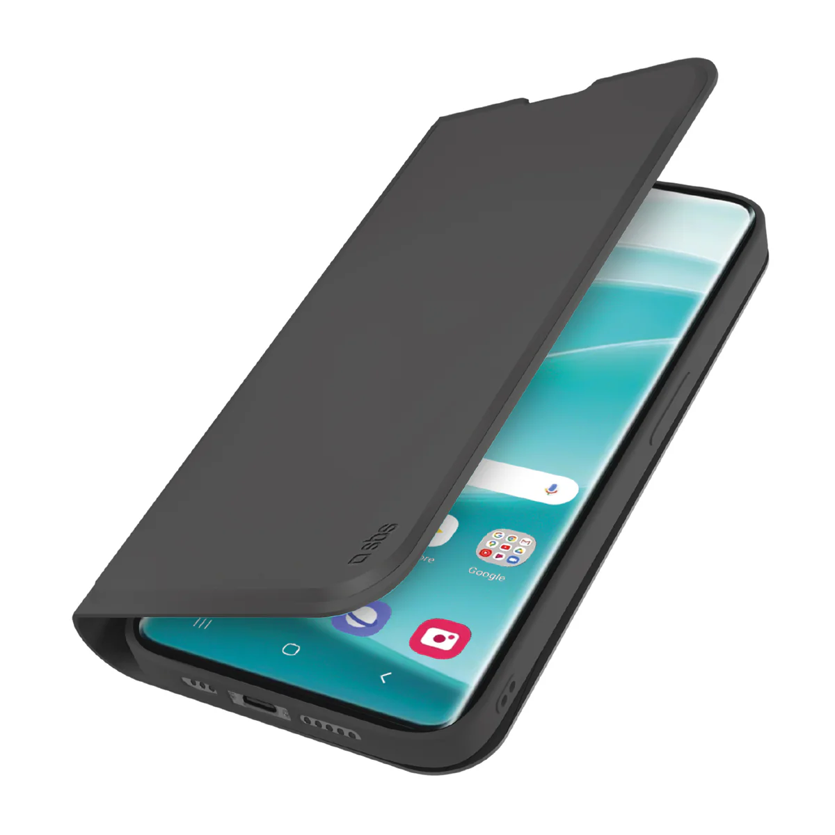 Klapphülle mit Ständer und Soft-Touch-Oberfläche für das Xiaomi Redmi Note 14 Pro+ 5G, Schwarz