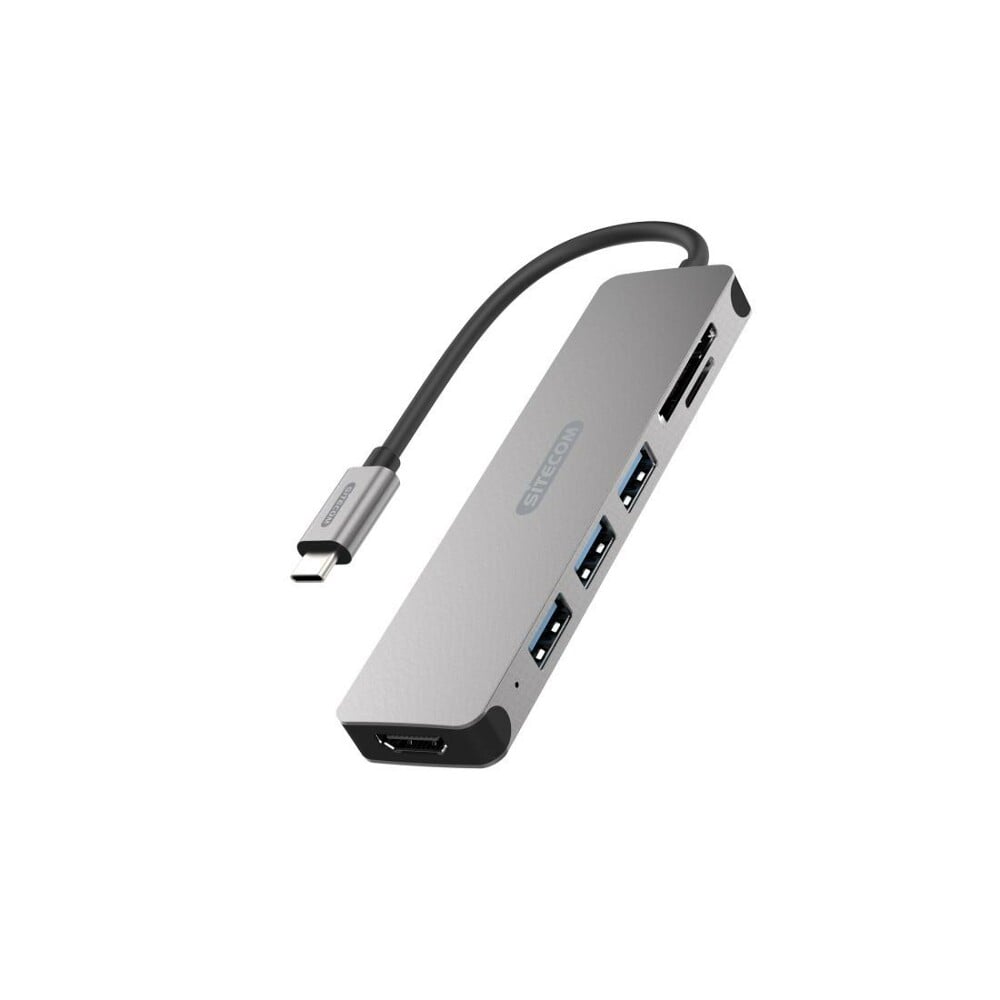 Adapter "CN-407", USB-C 3.1 auf HDMI™, 3xUSB-A 3.1, SD/microSD-Karten-Slot (00195727)