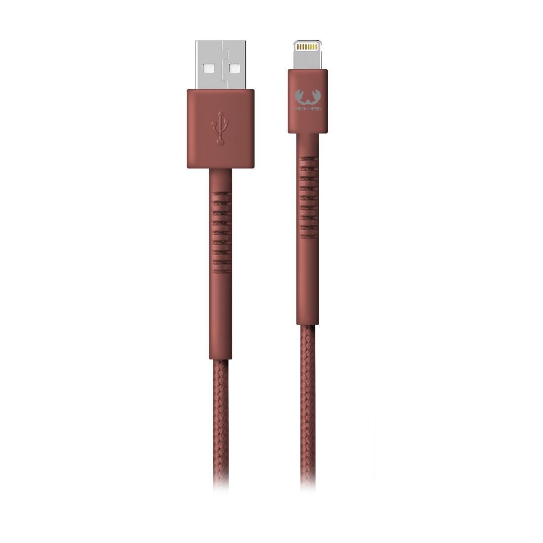 USB - Lightning-Kabel "Fabriq", 2,0 m, Safari Red (00215014)