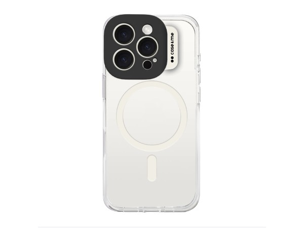 MagColor Case – transparente Hülle, kompatibel mit MagSafe-Aufladung für iPhone 16 Pro, Beige