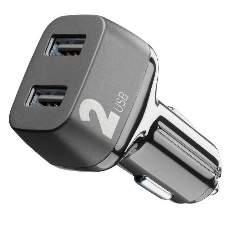 Car Multipower 2, Kfz-Ladegerät 2x USB, 24W (61398)