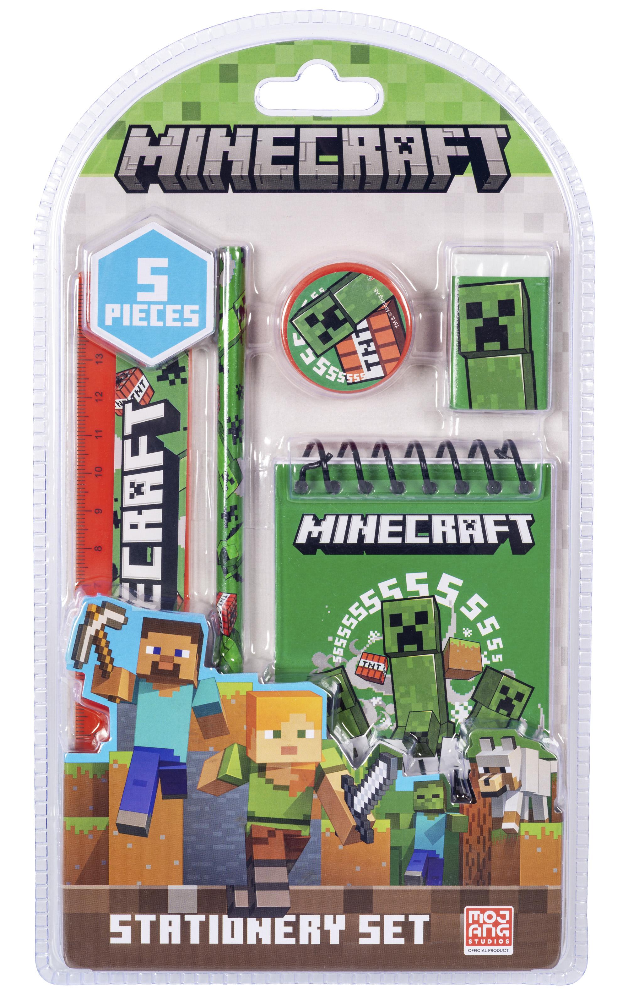 Minecraft Schreibwaren Set