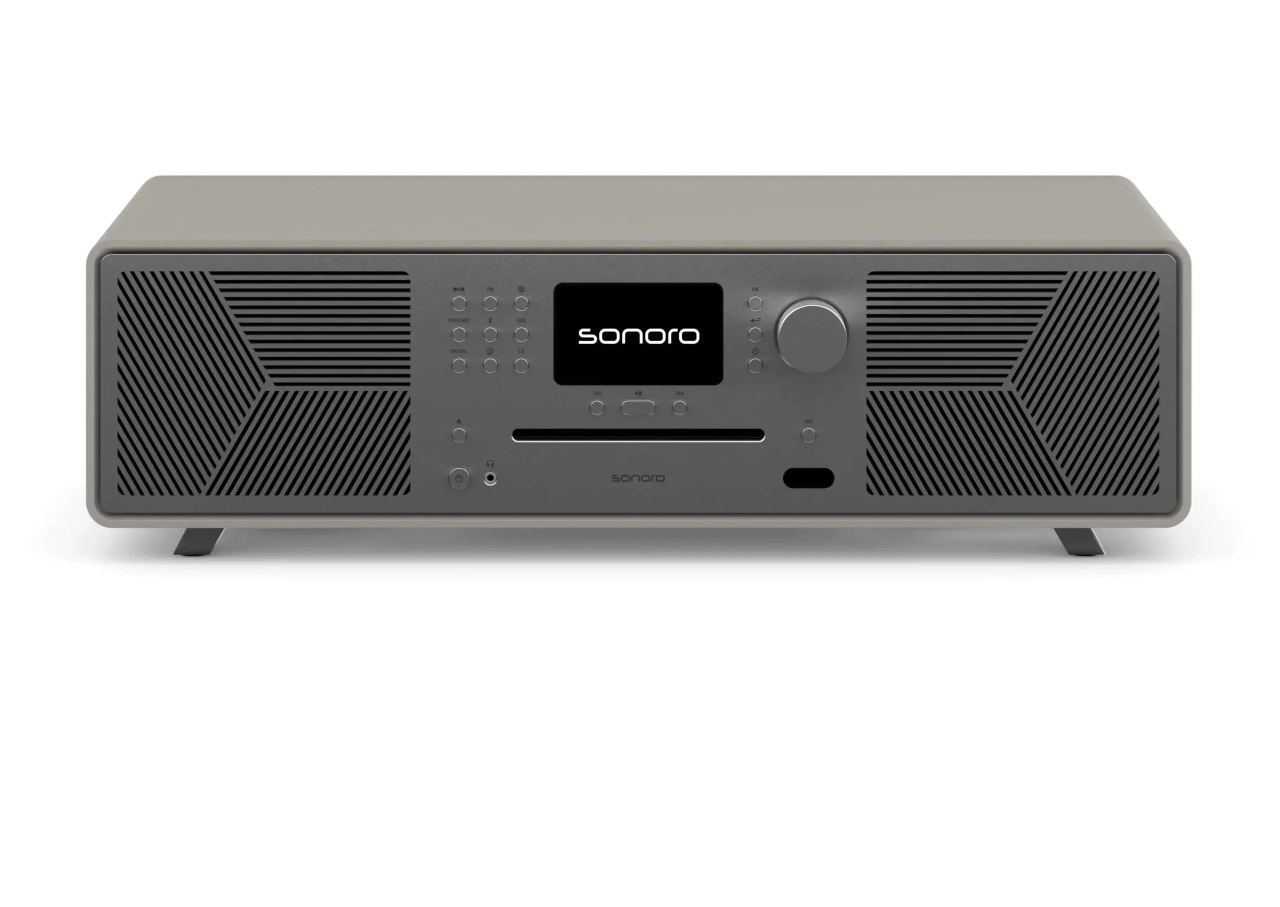 All-In-One Audiosystem Meisterstück (Gen.2) sandstein (matt) - satingrau